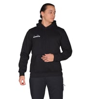 Diadora Bergamo - Erkek Saks Pamuklu Spor Sweatshirt - DDBER1030016 (Siyah)