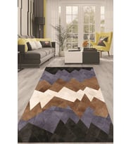 Dijital Kaymaz Taban Yıkanabilir Modern Renkli Salon Halısı Mutfak Halısı Yolluk ND-HT-1238 (Çok Renkli)