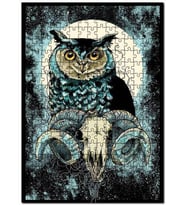 Cakapuzzle Baykuş Köç Burcu Puzzle Yapboz MDF (Ahşap) (500 Parça)