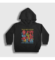 Presmono Unisex Çocuk Beyaz Stop Making Sense Talking Heads Kapüşonlu Sweatshirt 493587tt (Siyah)