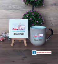 Fen ve Teknoloji Öğretmeni Dekoratif Taş, Kupa Bardak Kırmızı Hediye (Model 9)