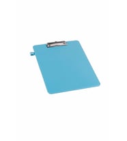 Kapaksız Sekreterlik A4 100 Yaprak Kapasiteli Rainbow Clip Board Vegan 23x33 cm (Turkuaz)