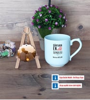 Sevgiliye Hediye Kupa Bardak Beyaz ve Fotoğraflı Ahşap Anahtarlık Hediye (Model 5)