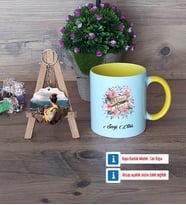 Anneye Hediye Kupa Bardak Beyaz ve Fotoğraflı Ahşap Anahtarlık Hediye (Model 7)