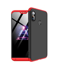 Microsonic Xiaomi Mi A2 Lite Kılıf Double Dip 360 Protective (Kırmızı)