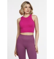 DoReMi Seamless Örme Kadın Büstiyer (Fuşya)