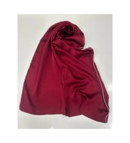 Kenarı Taşlı Janjan Abiye Şal-DESEN-44 (Siyah - Beyaz)