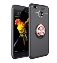 Xiaomi Redmi 4x Kılıf Zore Ravel Yüzüklü Silikon Kılıf (Rose)