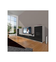 Decoraktiv Eko On2 Slm Std Tv Ünitesi Tv Sehpası (Beyaz-Siyah)
