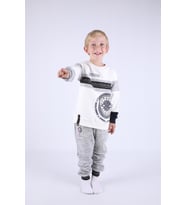 Nexactive Kız Erkek Çocuk Alt Üst 2'li Spor Eşofman Takım 50039-50071 (Ekru)