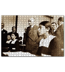 Cakapuzzle Başöğretmen Mustafa Kemal Atatürk Puzzle Yapboz MDF (Ahşap) (500 Parça)