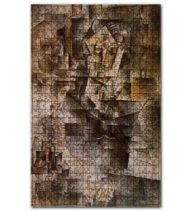 Cakapuzzle Portrait Daniel Henry Kahnwei 1910 Picasso Puzzle Yapboz MDF (Ahşap) (1000 Parça)