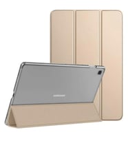 Samsung Galaxy Tab A8 10.5 SM-X200 2021 Kılıf PU Deri Smart Standlı Case (Gold)
