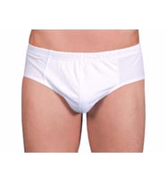 Berrak 1050 Erkek Slip Külot 12 Adet  (Beyaz)