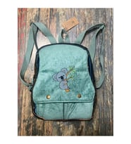 Koala Nakışlı Etnik Otantik Bohem Sırt Çantası Günlük Seyahat Kullanım (Lacivert)