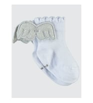 Civil Baby Kız Bebek Aksesuarlı Çorap 6-18 Ay Pembe (Beyaz)