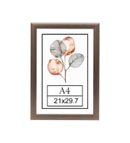 A4 21X29,7 CM Belge Çerçevesi Siyah Modern Ofis Sanat Ev Home Ofis Dekoratif Çerçeveler Ev Oturma Odası Salon Dekorasyon Resim Çerçeveleri Diploma Belge Sertifika Çerçeveleri (Kahverengi)