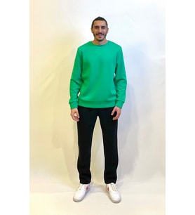 Erkek Bisiklet Yaka Rahat Kalıp 3 iplik İçi Polarlı Kalın Sweatshirt SPR24SW36 (Benetton)