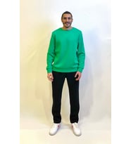 Erkek Bisiklet Yaka Rahat Kalıp 3 iplik İçi Polarlı Kalın Sweatshirt SPR24SW36 (Benetton)