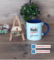 Diyaliz Hemşiresi Kupa Bardak Beyaz ve Fotoğraflı Ahşap Anahtarlık Hediye Tıp Bayramı Hediyesi Hemşireler Günü Hediyesi (Model 3)