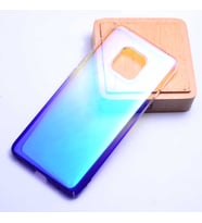 Huawei Mate 20 Pro Kılıf Parlak Renk Geçişli Kılıf (Mor)