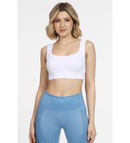 DoReMi Seamless Fitilli Spor Sütyeni (Beyaz)