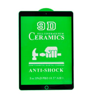 Apple iPad Air 3 10.5" Tablet Seramik Ekran Koruyucu A2152 A2123 A2153 A2154 (Siyah)