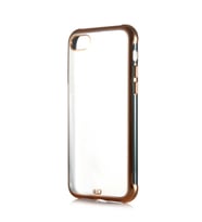 Apple iPhone SE 2020 Kılıf Kamera Korumalı Kenarları Renkli Şeffaf Voit Silikon (Yeşil)
