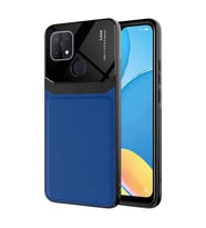 Oppo A15 Kılıf Parlak TPU Emiks Kapak (Lacivert)