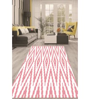 Dijital Kaymaz Taban Yıkanabilir Modern Renkli Salon Halısı Mutfak Halısı Yolluk ND-HT-788 (Pembe)