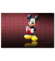 Cakapuzzle Mickey Mouse Çizgi Film Duvar Puzzle Yapboz MDF (Ahşap) (255 Parça)