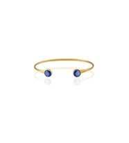 Kadir Jewellery 22 Ayar Altın Kaplama El İşçiliği Zirkon Taşlı Kadın Charm Bileklik (Parlement)