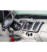 Meriç® Renault Trafic Torpido Kaplama Maun 18 Parça 2007-2010 (Alüminyum)