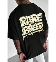 Unisex Rare Breed Baskılı Tasarım Tshirt (Siyah)
