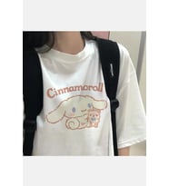 Cinnamoroll Kawaii Tişört (Beyaz)