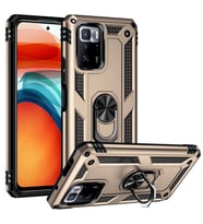 Xiaomi Poco X3 GT Kılıf Yüzüklü Zırh Tank Vega (Gold)