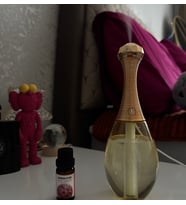 Parfüm Şişesi Görünümlü Hava Nemlendirici (Sarı)
