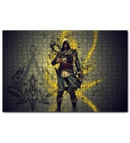 Cakapuzzle Assassins Creed Suikastçi ve Sarı Dalgalar  Puzzle Yapboz MDF (Ahşap) (255 Parça)