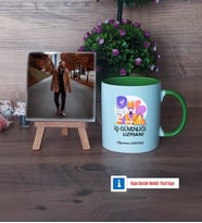 İş Güvenliği Uzmanı Fotoğraflı Dekoratif Taş, Kupa Bardak Beyaz Hediye (Model 14)