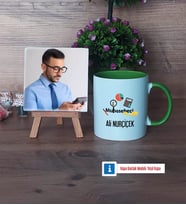 Muhasebeci Fotoğraflı Dekoratif Taş, Kupa Bardak Beyaz Hediye (Model 14)