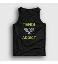 Presmono Unisex Beyaz Addict Spor Tennis Tenis Atlet 329771tt (Siyah)