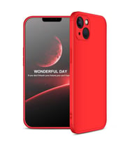 Apple iPhone 13 Mini Kılıf Zore Ays Full Koruma Kılıf (Kırmızı)
