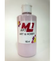 M1 ART  Akrilik Boya 140. gr--9 Renk Seçeneği, Ahşap, Tuval, Seramik , Duvar ,taş (Lila)