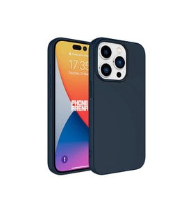 İphone 15 Uyumlu İçi Kadife Süet Yumuşak  Liquid Silikon Lansman Kılıf (Lacivert)