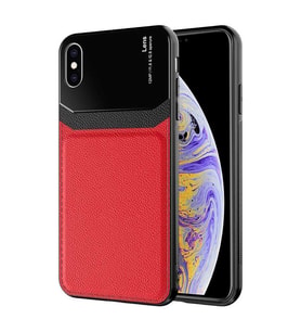 Uyumlu Model Apple iPhone XS 5.8 Kılıf Parlak TPU Emiks Kapak (Kırmızı)