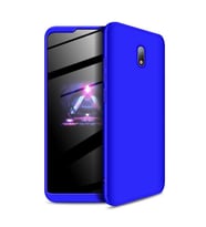 Xiaomi Redmi 8A Kılıf Zore Ays Full Koruma Kılıf (Mavi)