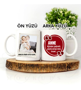 Anneler Günü Kupa Bardağı (Beyaz)