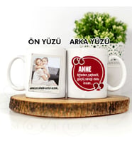 Anneler Günü Kupa Bardağı (Beyaz)