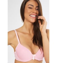 Cansoy 162 Micro Desteksiz Balenli B-Cup Sütyen (Pembe)