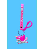 UNICORN ANAHTARLIK (SLİKON) (Pembe)